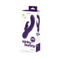VeDO Kinky Bunny Rechargeable Rabbit Vibrator - Deep Purple - Fantasies Boutique