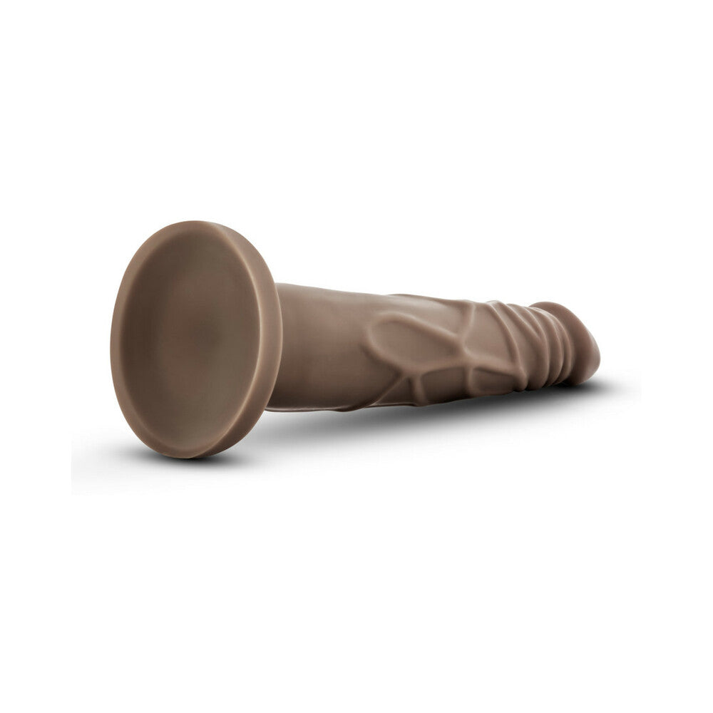 Dr. Skin Basic 7.5 Realistic 7.5 in. Dildo Brown - Fantasies Boutique