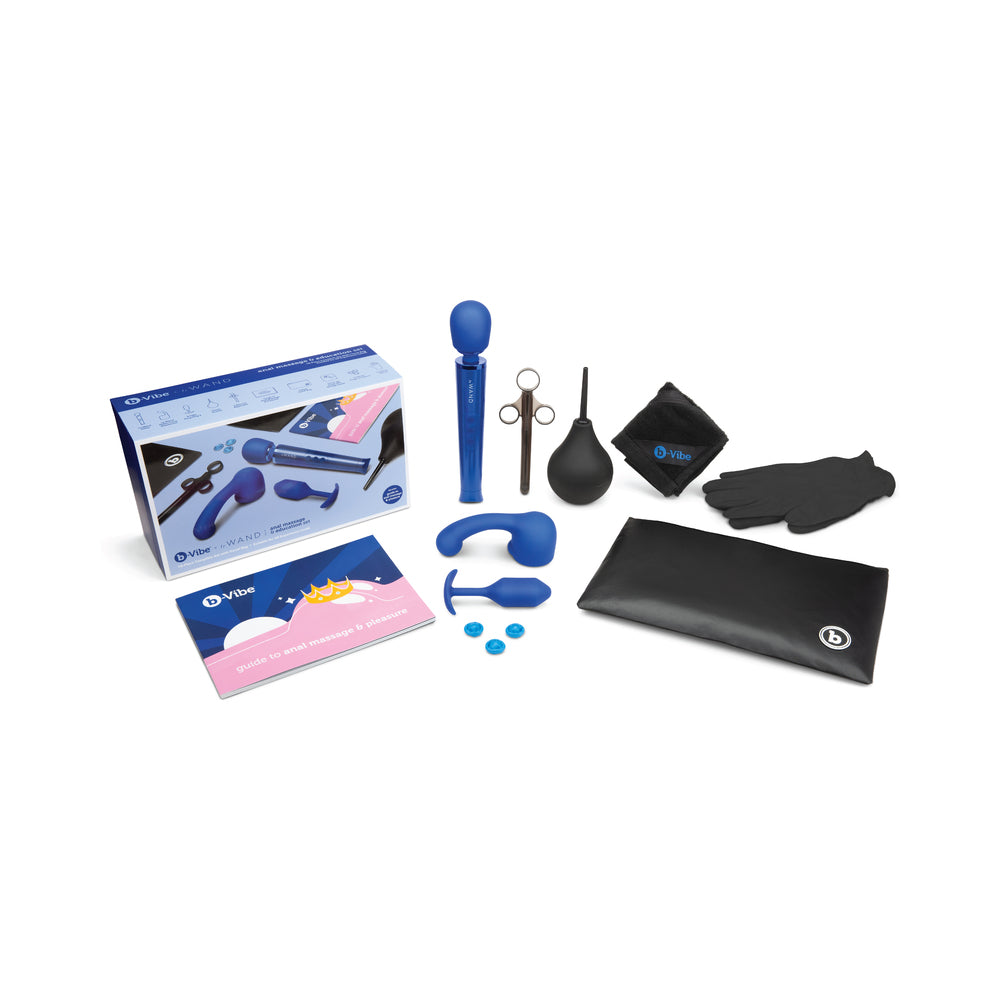 b-Vibe Anal Massage & Education Set Blue - Fantasies Boutique