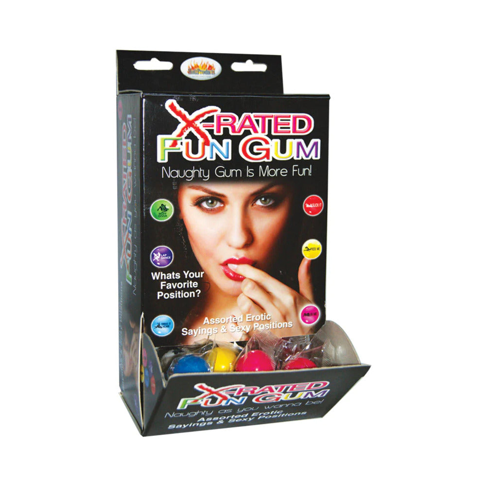 X-Rated Fun Gum Wall Mount DP (90pcs) - Fantasies Boutique