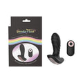 Gender Fluid Buzz Rechargeable Remote-Controlled Silicone Anal Vibrator Black