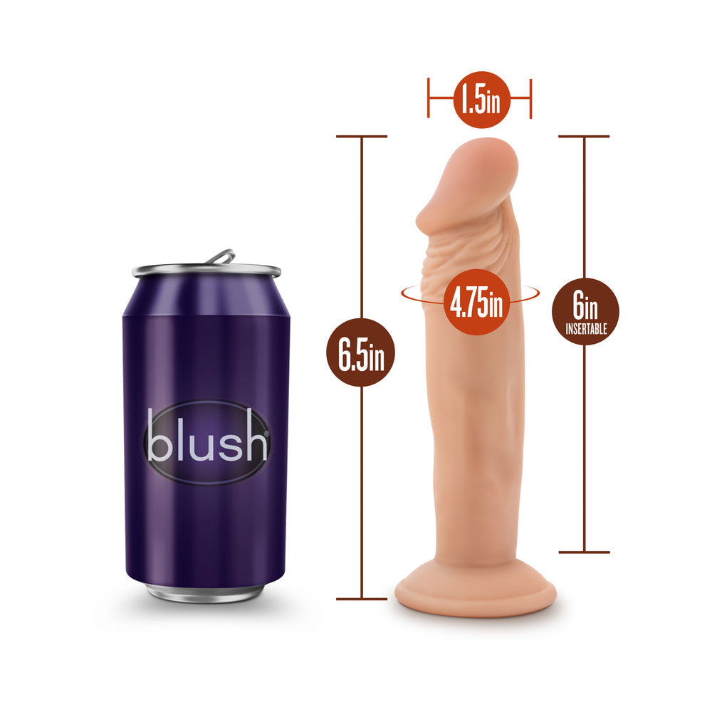 Dr. Skin Dr. Small Realistic 6.5 in. Dildo Beige - Fantasies Boutique