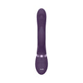 VIVE AIMI Rechargeable Swinging Pulse-Wave Silicone Rabbit Vibrator Purple - Fantasies Boutique