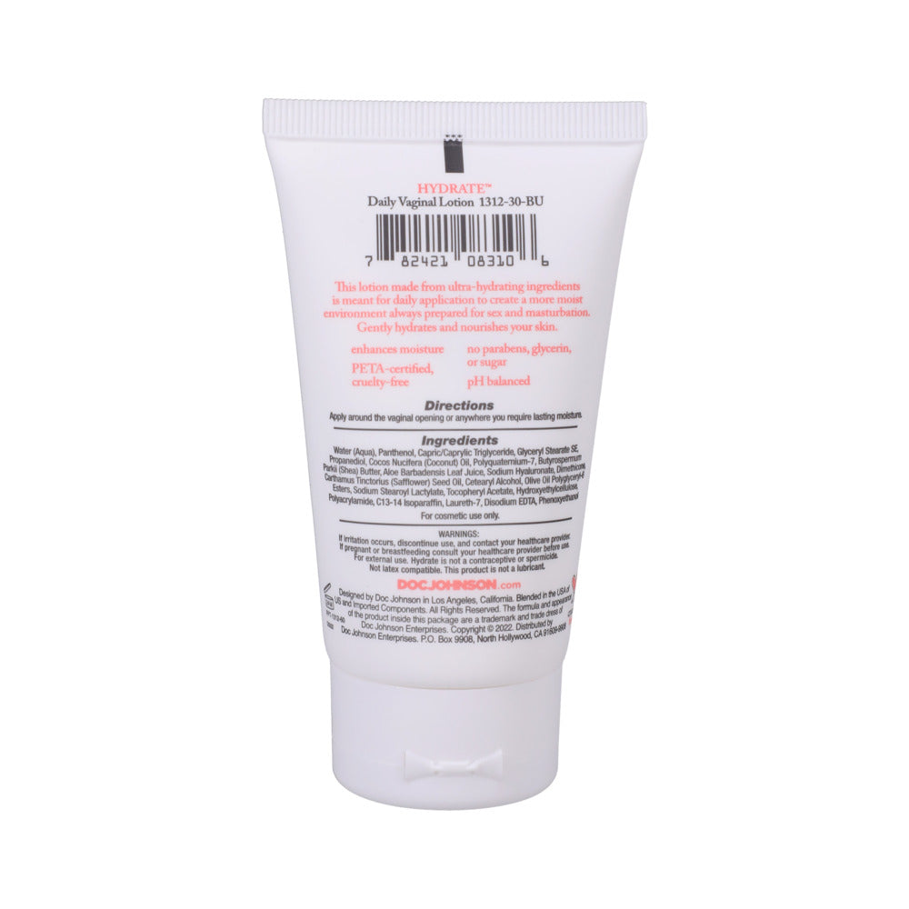 Doc Johnson Intimate Enhancements Hydrate Daily Vaginal Lotion 2 oz. (Bulk) - Fantasies Boutique