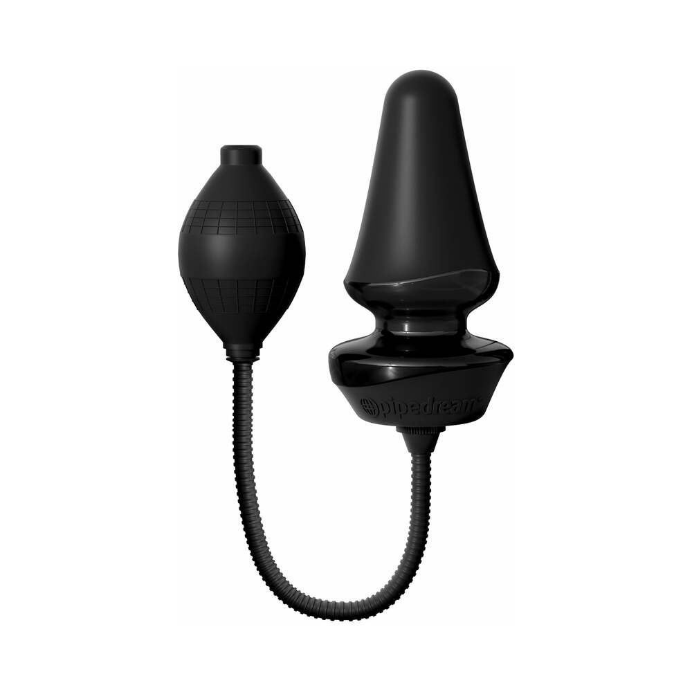 Pipedream Anal Fantasy Elite Collection Inflatable Silicone Anal Plug Black - Fantasies Boutique