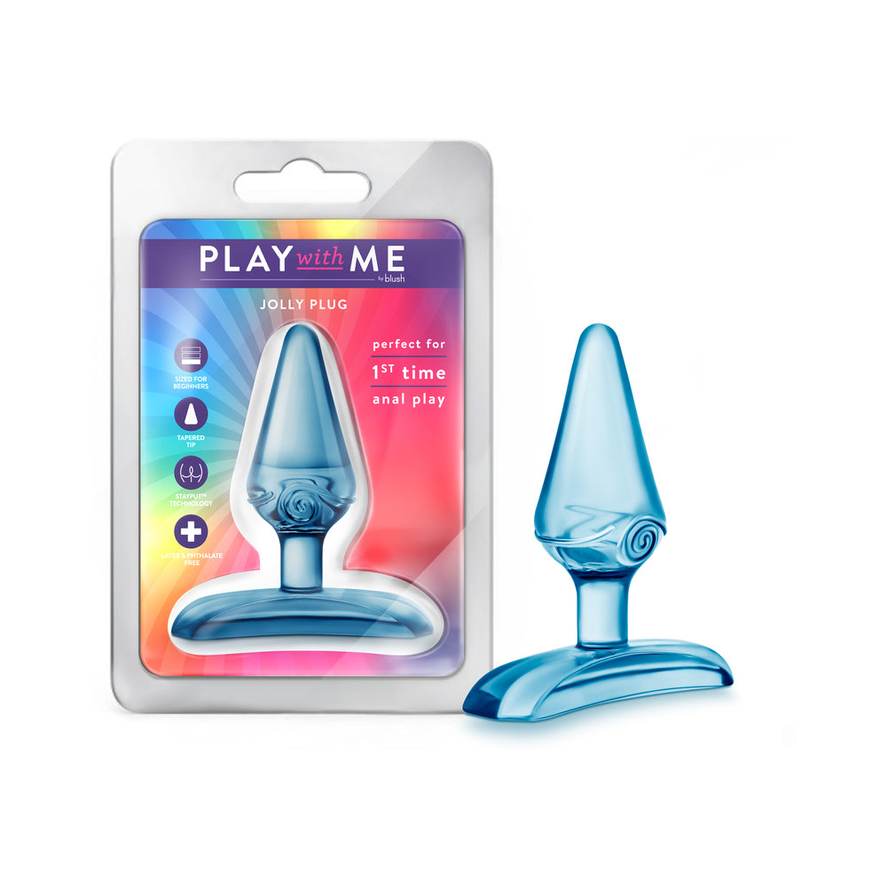 Blush Play With Me Jolly Plug Blue - Fantasies Boutique