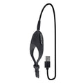 Zero Tolerance Perfect Fit Rechargeable Vibrating Silicone Lasso Cockring Black
