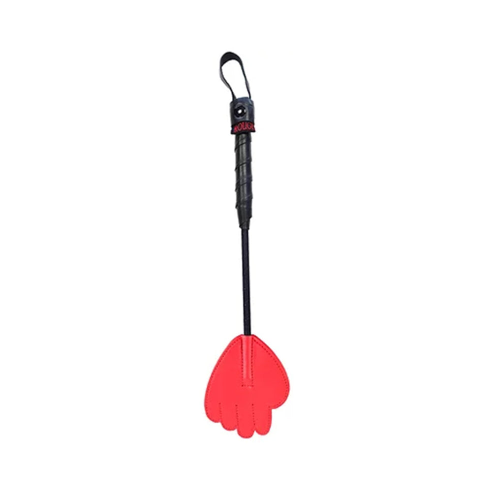 Rouge Mini Leather Hand Riding Crop Red - Fantasies Boutique
