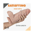 Dr. Skin Dr. Chubbs Realistic 10 in. Dildo with Balls Beige - Fantasies Boutique