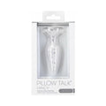 Pillow Talk Fancy Glass Anal Plug with Glitter and Gem Base