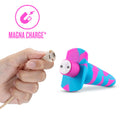 Blush Avant Vibrotize Vibrating Silicone Anal Plug Fuchsia - Fantasies Boutique