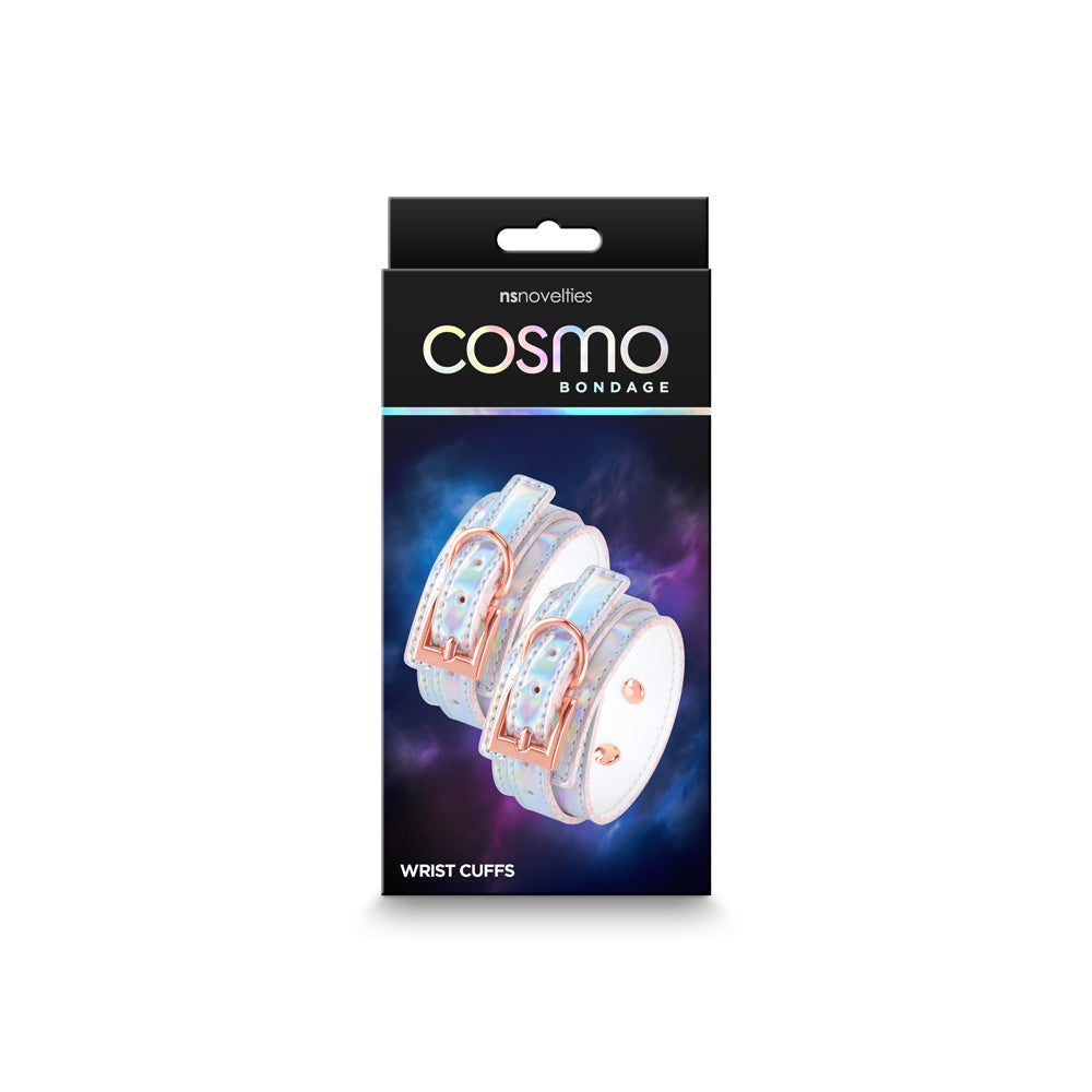 Cosmo Bondage Wrist Cuffs Rainbow - Fantasies Boutique