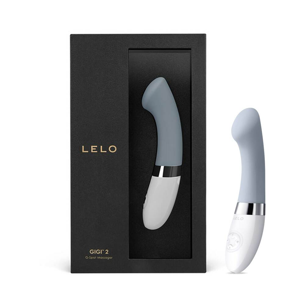 LELO GIGI 2 Rechargeable G-Spot Vibrator Cool Gray - Fantasies Boutique