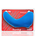 Hunkyjunk Buzzfuck Cock & Ball Sling with Taint Vibrator Teal Ice - Fantasies Boutique