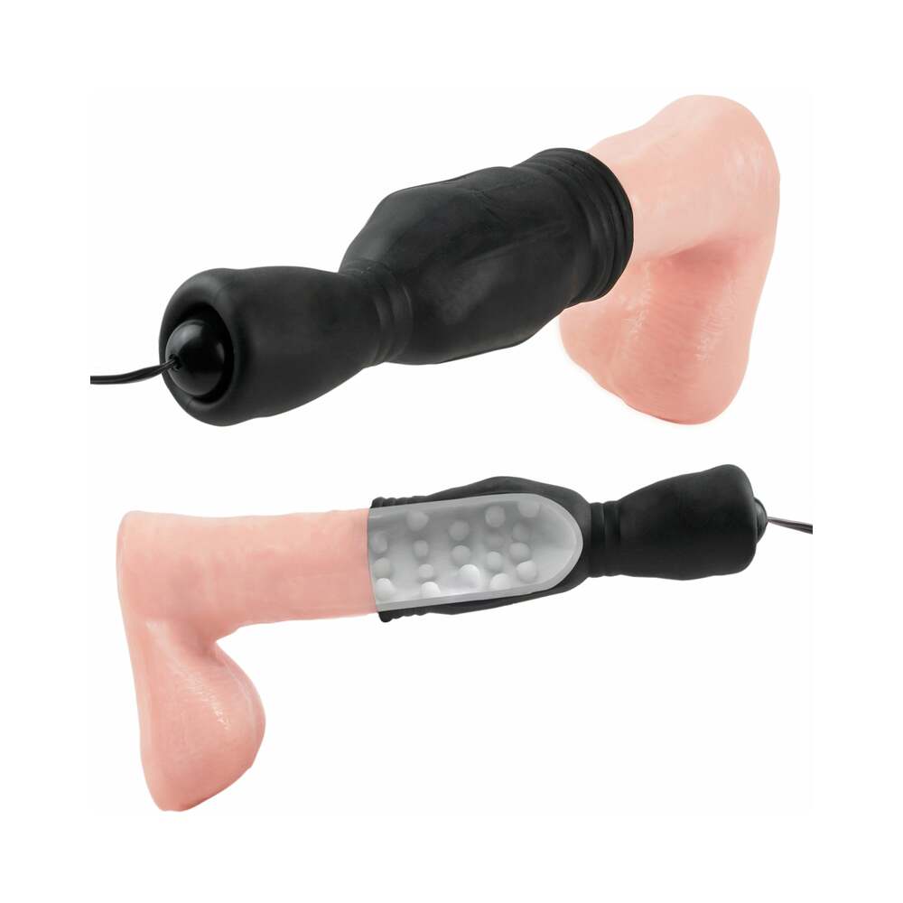 Fetish Fantasy Series Vibrating Head Teazer Glans Massager Black - Fantasies Boutique