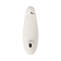 Womanizer Premium 2 Rechargeable Silicone Luxurious Pleasure Air Clitoral Stimulator Warm Gray - Fantasies Boutique