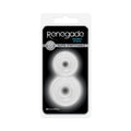 Renegade Double Stack Cock Rings 2-Pack Clear - Fantasies Boutique