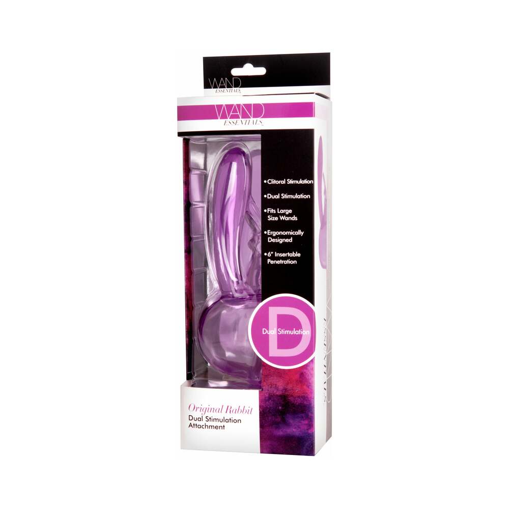 Wand Essentials Rabbit Attachment (Purple) - Fantasies Boutique