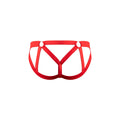Male Power Mesh 2.0 Strappy Ring Jock Red L/XL