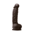 Colours Dual Density 5 in. Dildo Dark Brown - Fantasies Boutique