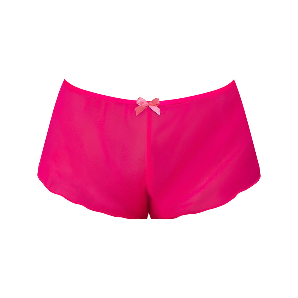 Magic Silk Pink Kink Flowy Boy Short Pink Glow Queen Size