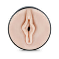M for Men Soft + Wet Pussy with Pleasure Ridges & Orbs Self-Lubricating Vagina Stroker Beige - Fantasies Boutique