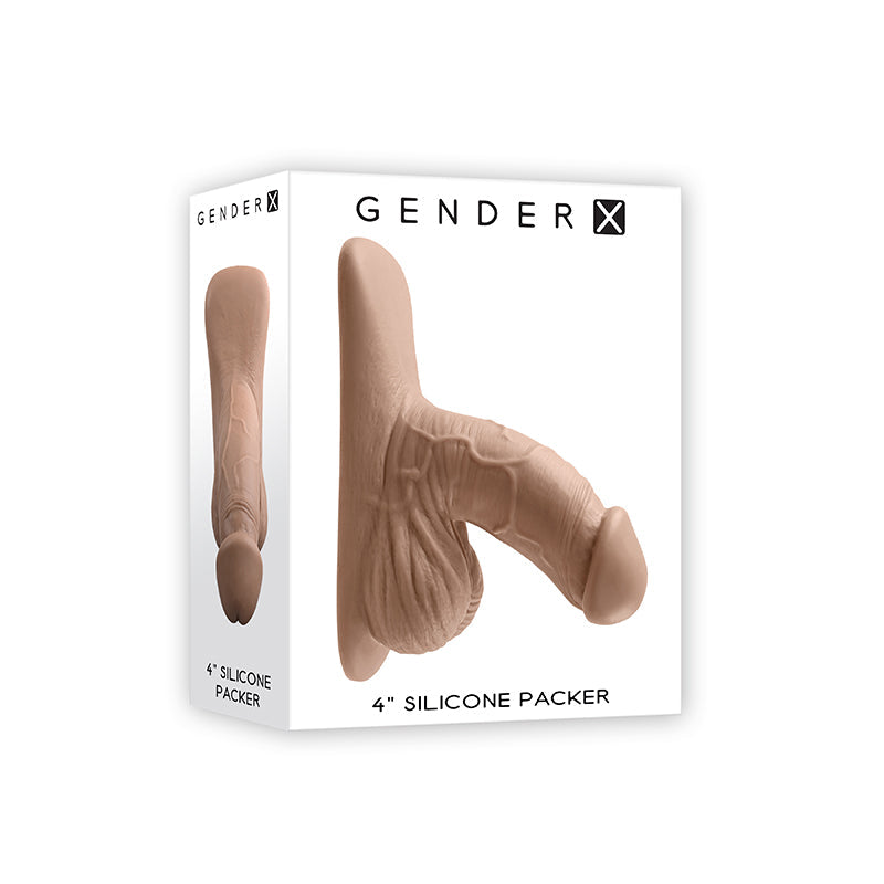 Gender X 4 in. Silicone Packer Medium - Fantasies Boutique