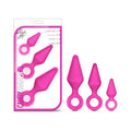 Blush Luxe Candy Rimmer 3-Piece Silicone Anal Plug Kit Pink - Fantasies Boutique