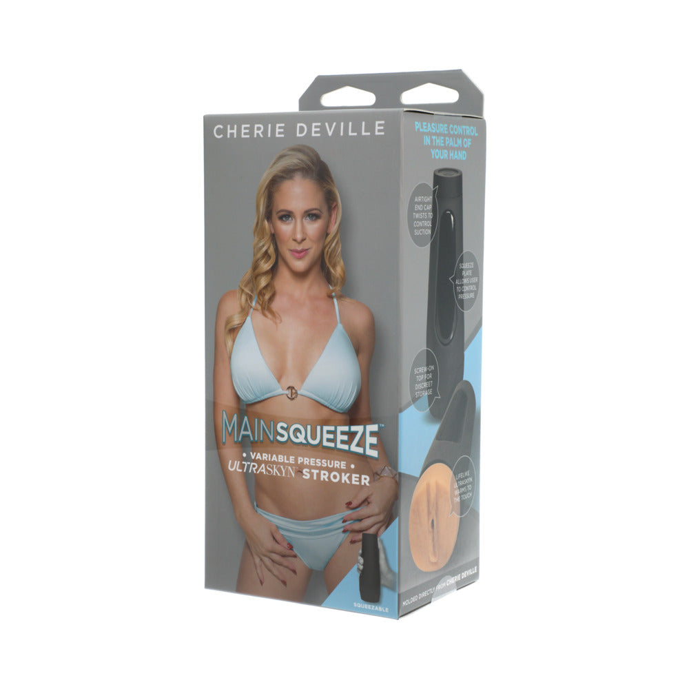 Main Squeeze - Cherie DeVille - ULTRASKYN Stroker - Pussy Vanilla - Fantasies Boutique