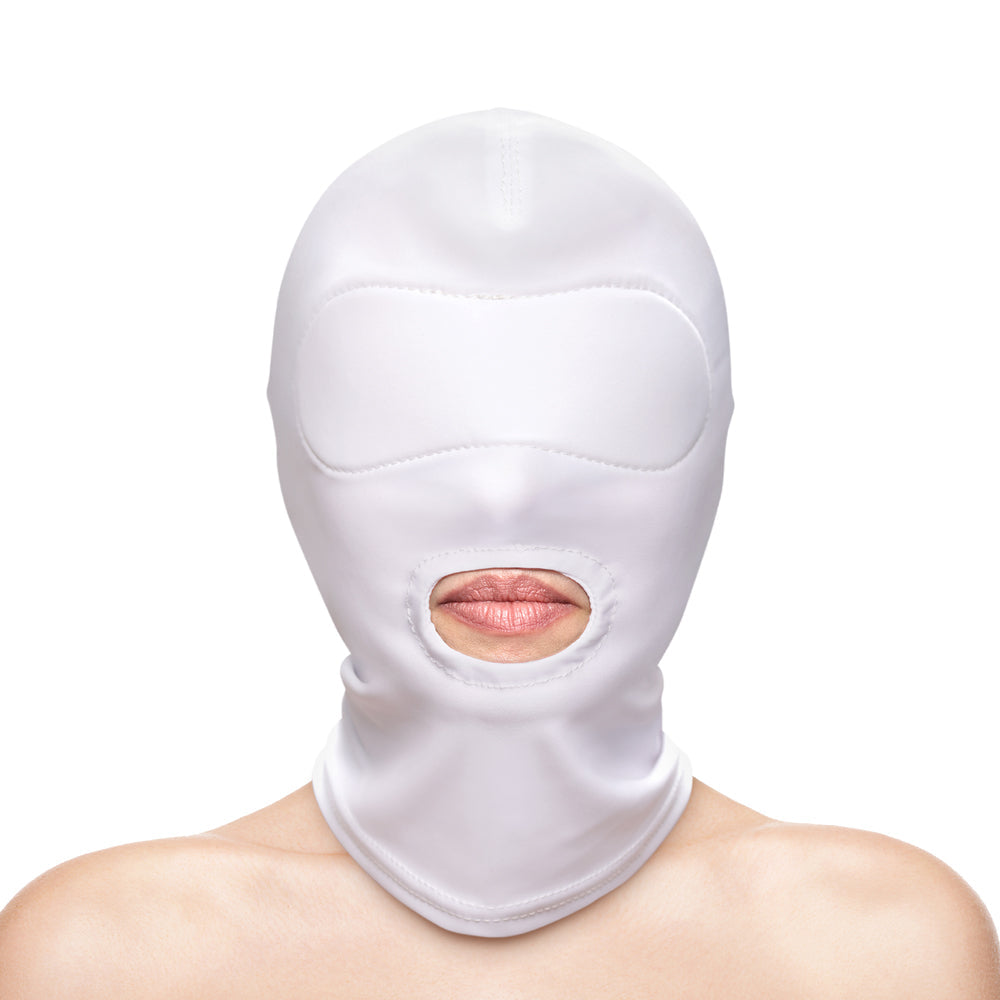 Hustler Taboo Mouth Hood White