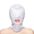 Hustler Taboo Mouth Hood White