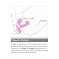 Pipedream 3Some Rock n' Grind Dual Stimulation Silicone Vibrator Pink - Fantasies Boutique