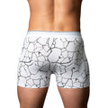 Male Power Soo Cumfy Boxer Brief Black/White L