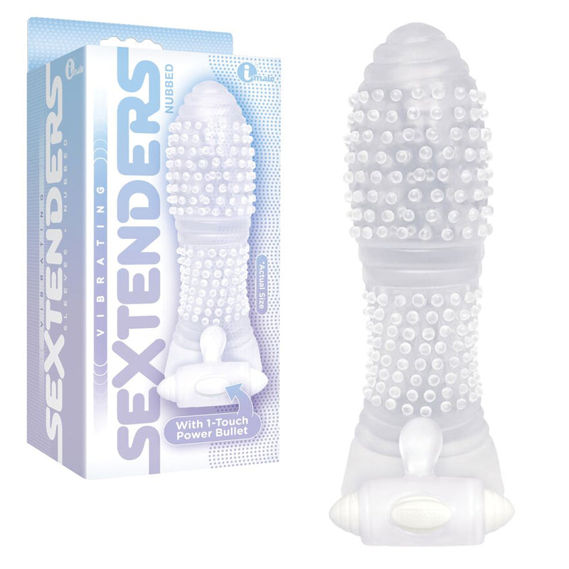 The 9's, Vibrating Sextenders, Nubbed - Fantasies Boutique