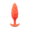 b-Vibe Swirl Texture Plug Orange