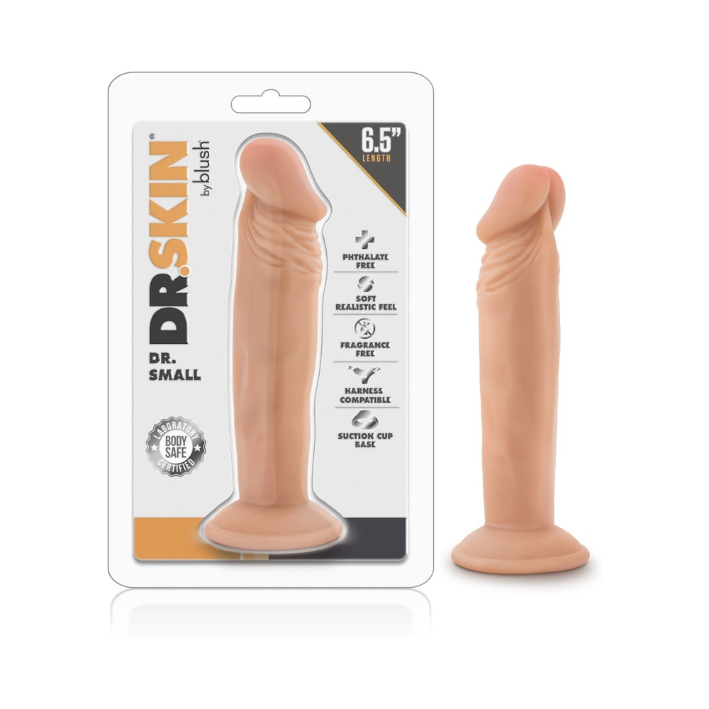 Dr. Skin Dr. Small Realistic 6.5 in. Dildo Beige - Fantasies Boutique