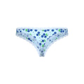 Magic Silk Sweet Treats Crotchless Thong with Lube Blueberry Queen Size