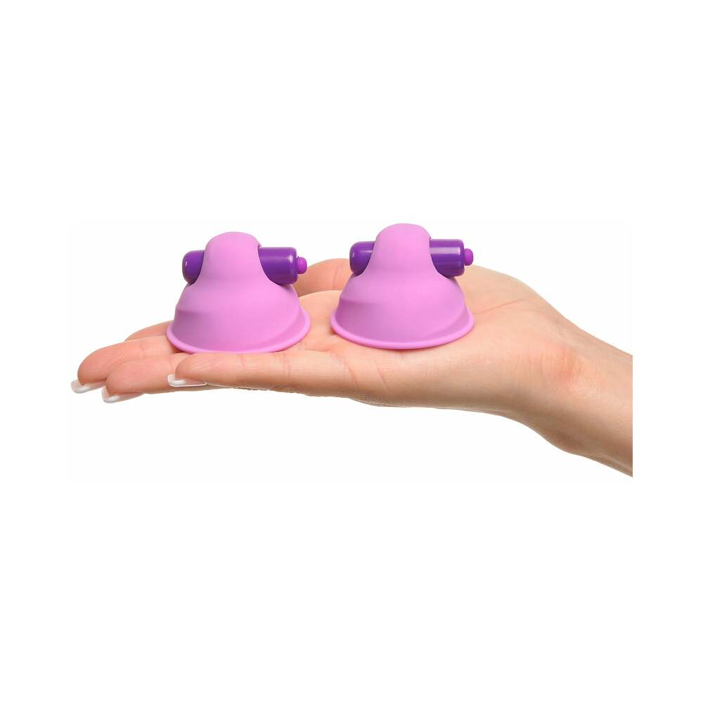 Fantasy For Her Silicone Vibrating Nipple Suck-Hers Purple - Fantasies Boutique