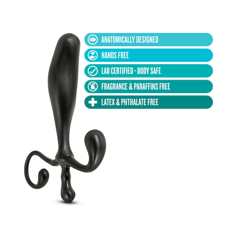 Anal Adventures Prostate Stimulator Black - Fantasies Boutique