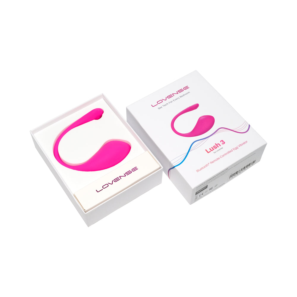 Lovense Lush 3 Bluetooth Remote-Controlled Egg Vibrator - Fantasies Boutique