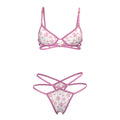 Magic Silk Daisy Bra & Thong Set Daisy Print L/XL