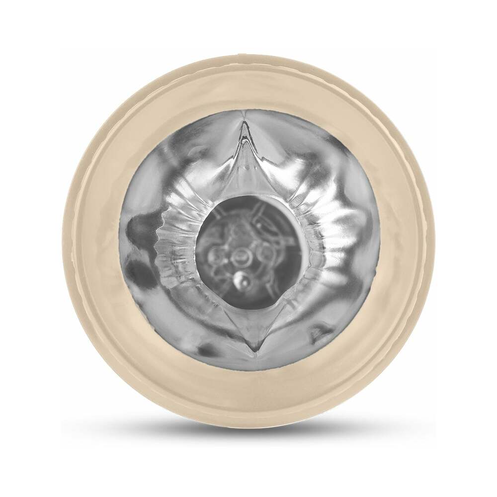 PDX Rechargeable Roto-Bator Ass Light-Up Rotating Stroker Clear/Gold - Fantasies Boutique