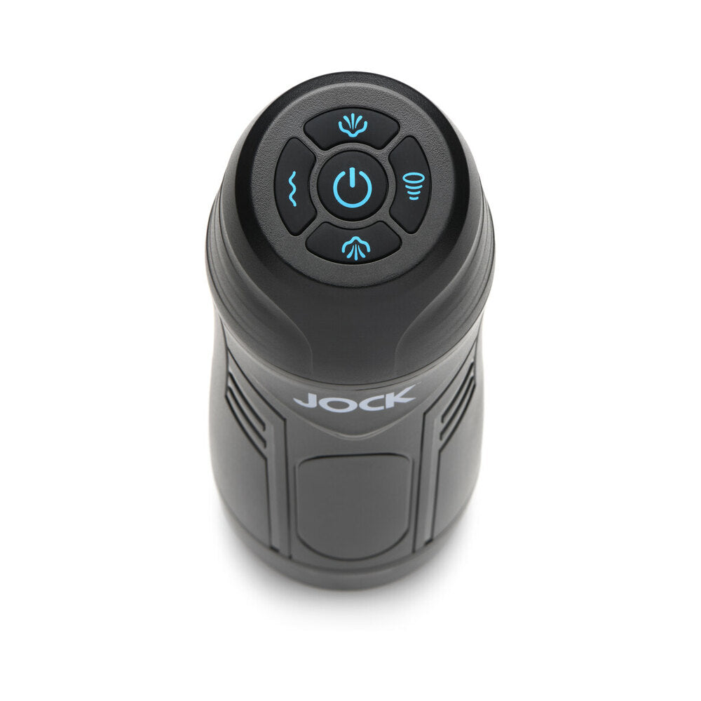 Jock 9X Sucking & Vibrating Masturbator White - Fantasies Boutique