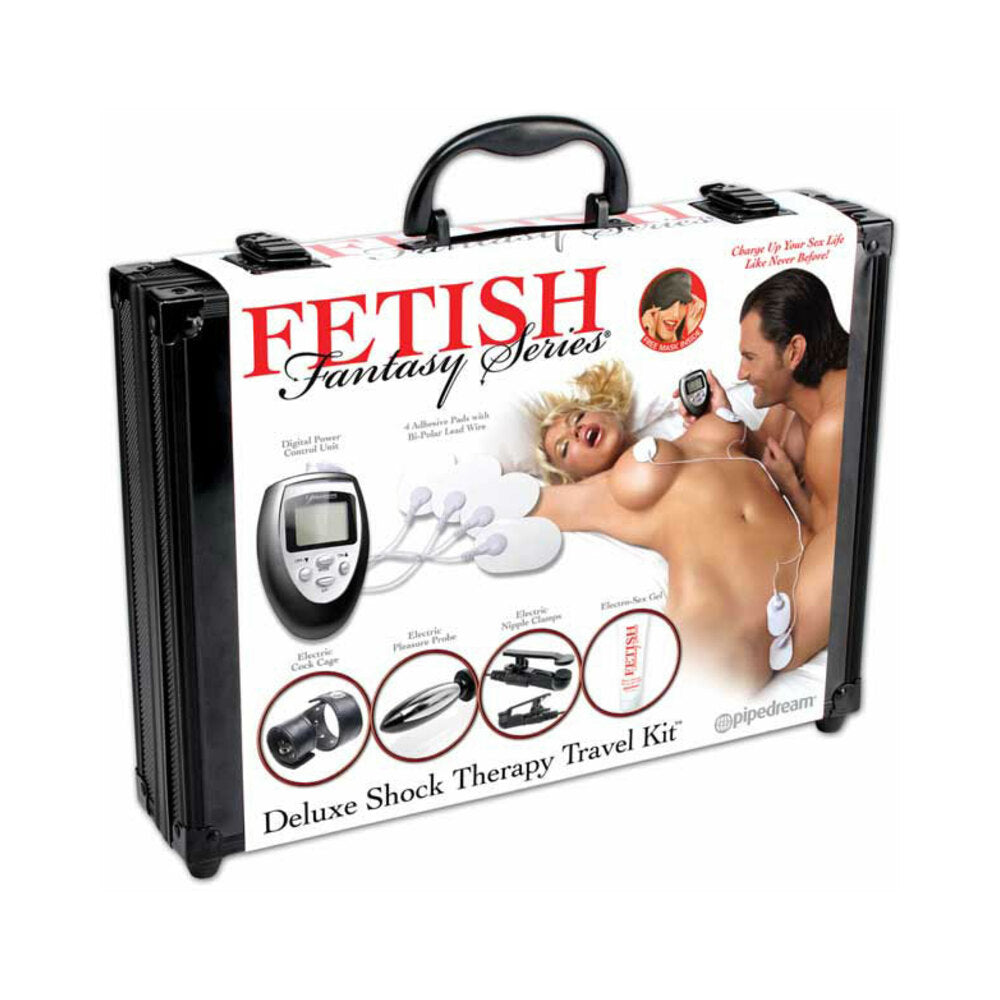 Pipedream Fetish Fantasy Series 9-Piece Deluxe Shock Therapy Travel Kit - Fantasies Boutique