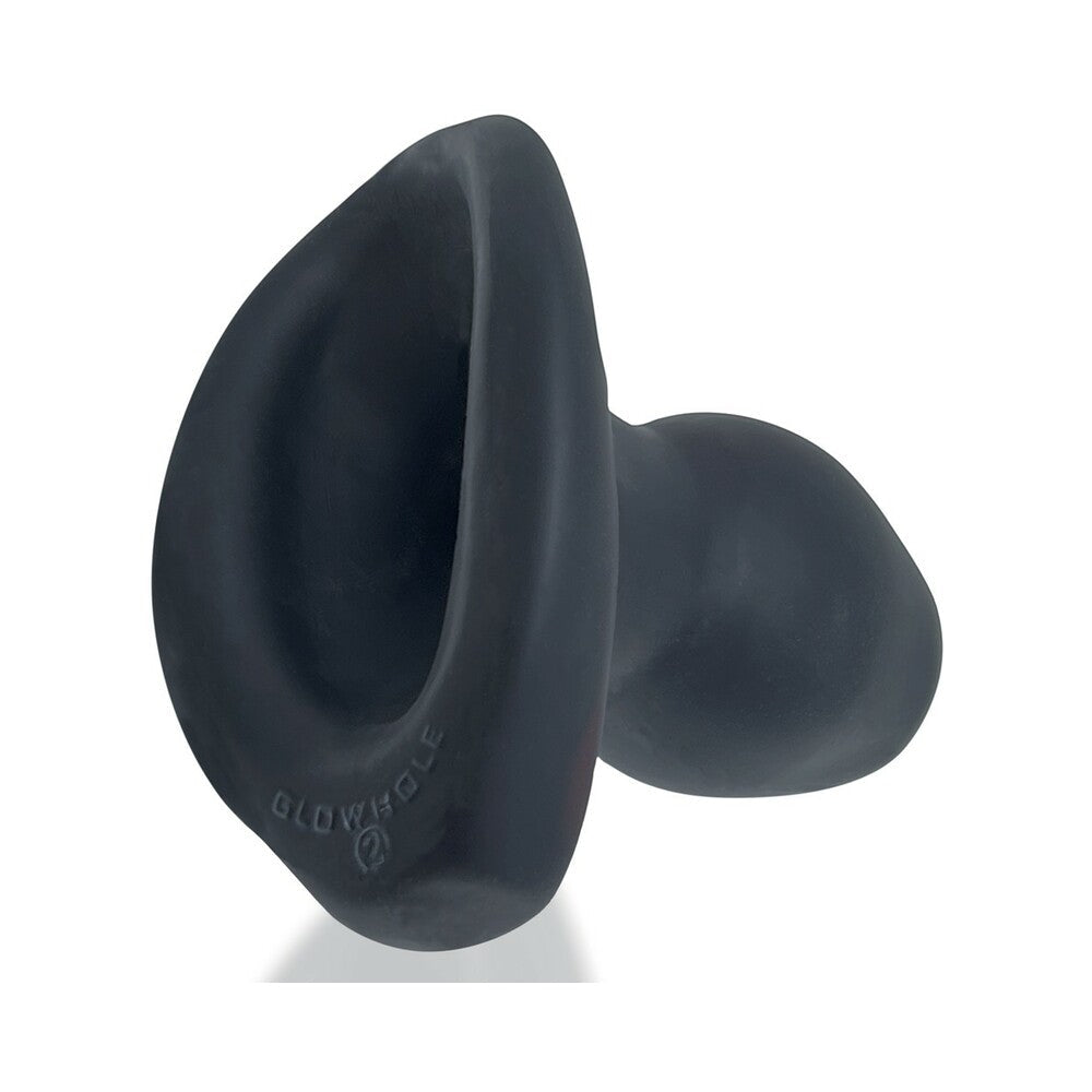 Oxballs Morphhole-2 Gaper Plug Large Black Ice - Fantasies Boutique