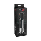 PDX Elite Blowjob Power Pump Automated Suction Clear/Black - Fantasies Boutique