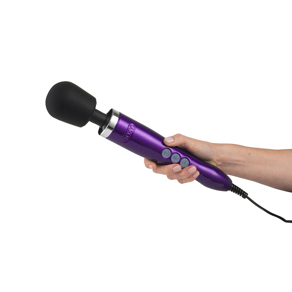 Doxy Die Cast Wand Vibrator Purple - Fantasies Boutique