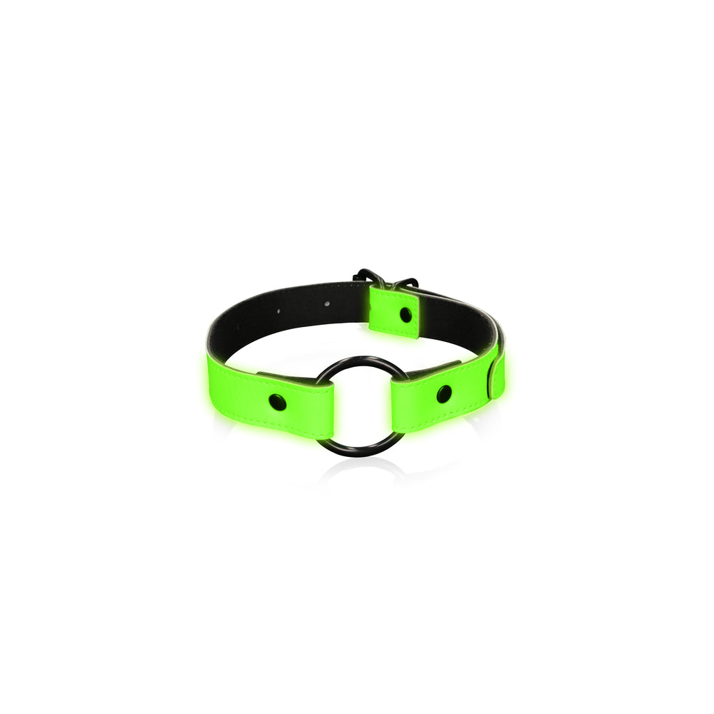 Ouch! Glow in the Dark O-Ring Gag Neon Green