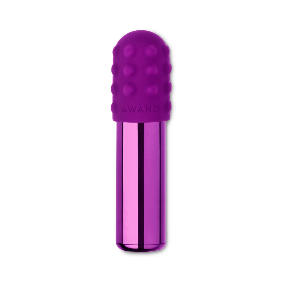 Le Wand Chrome Bullet Rechargeable Vibrator Dark Cherry - Fantasies Boutique