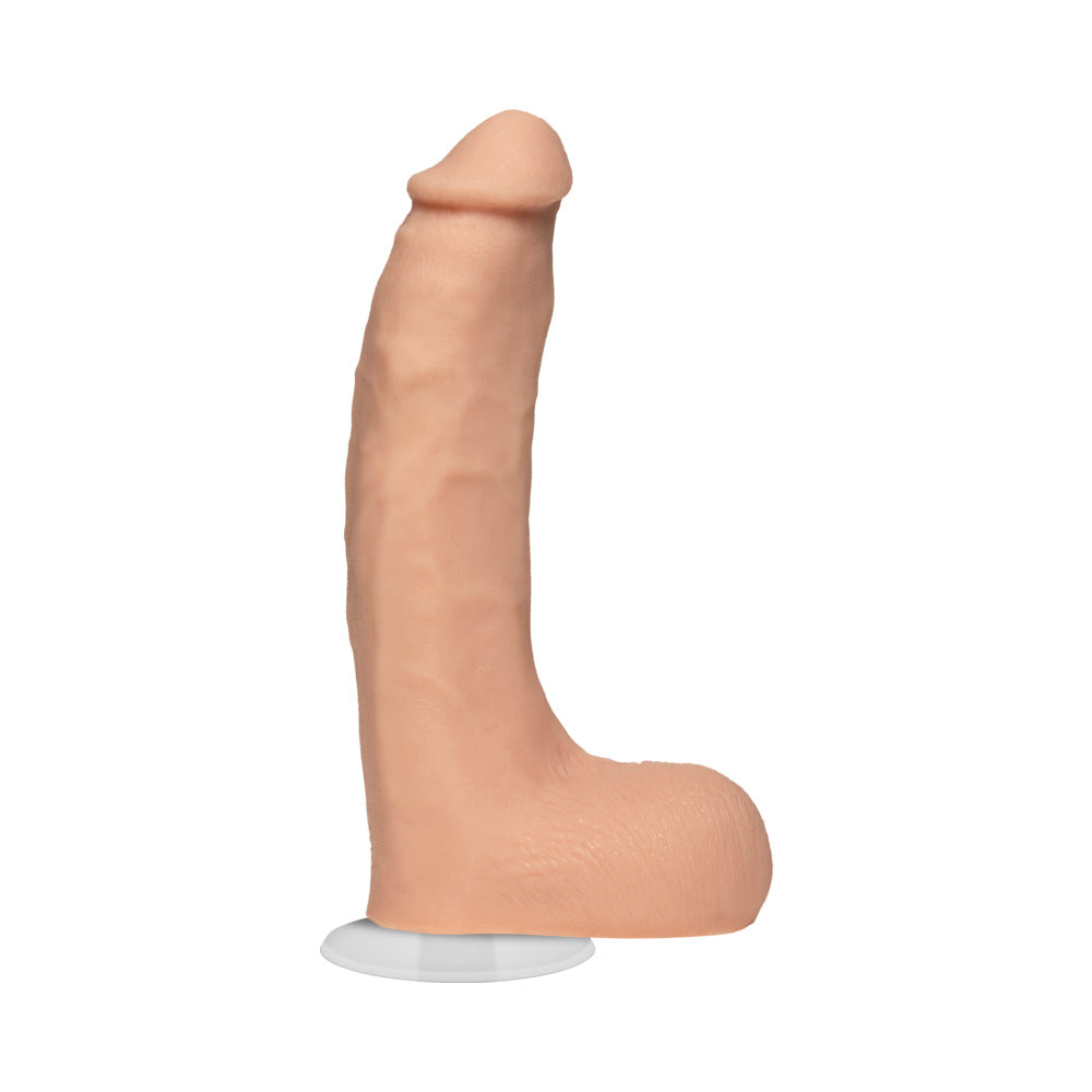 Signature Cocks - Chad White 8.5 Inch ULTRASKYN Cock with Removable Vac-U-Lock Suction Cup Vanilla - Fantasies Boutique